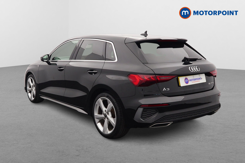 Audi A3 S Line Manual Petrol Hatchback - Stock Number (1596396) - Passenger side rear corner