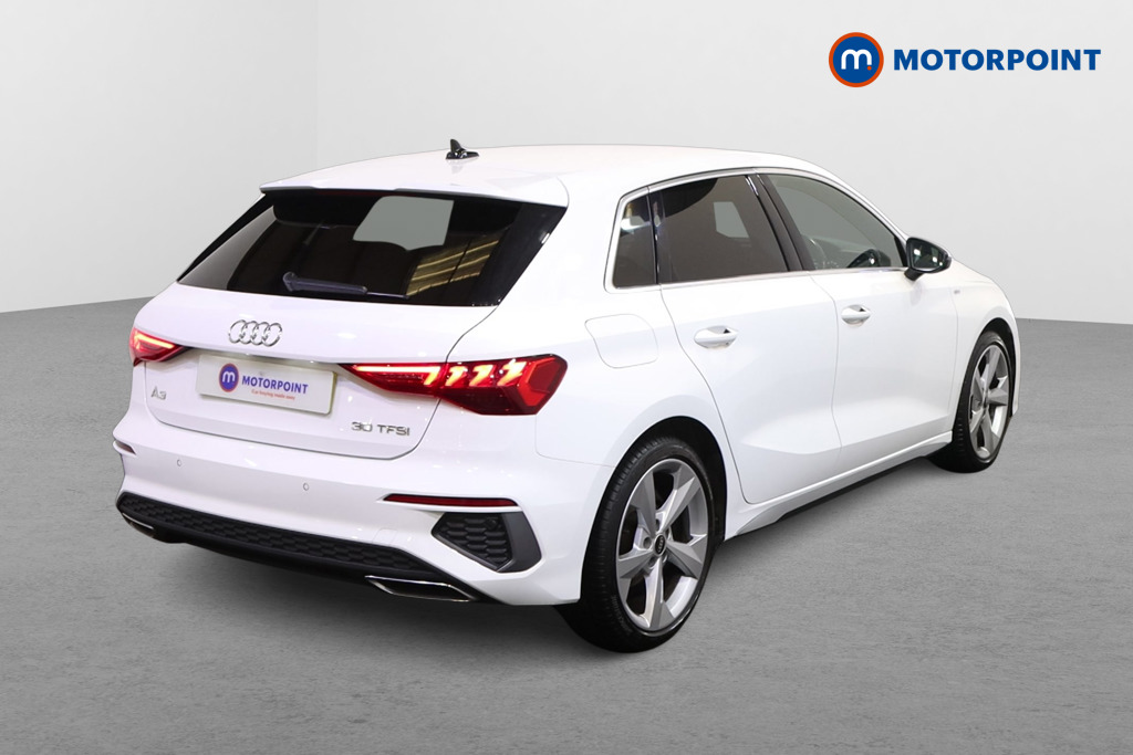 Audi A3 S Line Manual Petrol Hatchback - Stock Number (1597862) - Drivers side rear corner