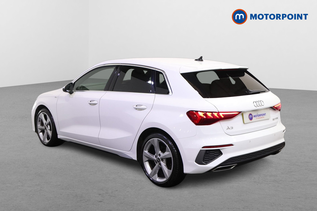 Audi A3 S Line Manual Petrol Hatchback - Stock Number (1597862) - Passenger side rear corner