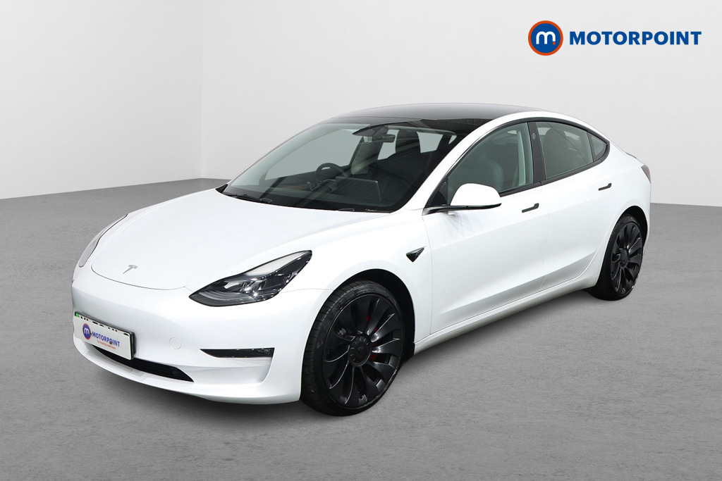Tesla Model 3 Performance Automatic Electric Saloon - Stock Number (1598088) - Passenger side front corner