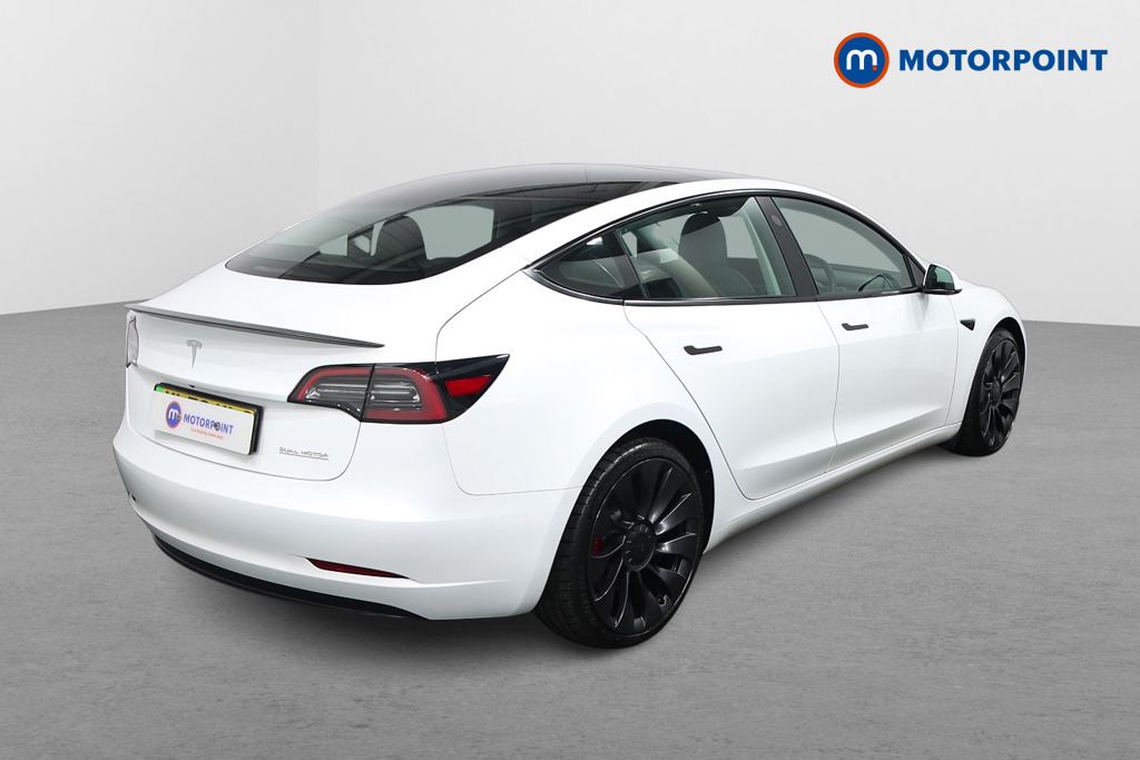 Tesla Model 3 Performance Automatic Electric Saloon - Stock Number (1598088) - Drivers side rear corner