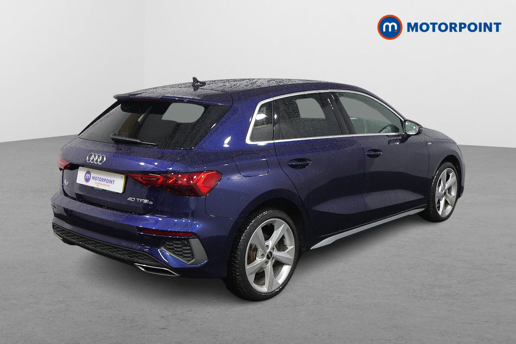 Audi A3 S Line Automatic Petrol Plug-In Hybrid Hatchback - Stock Number (1596267) - Drivers side rear corner