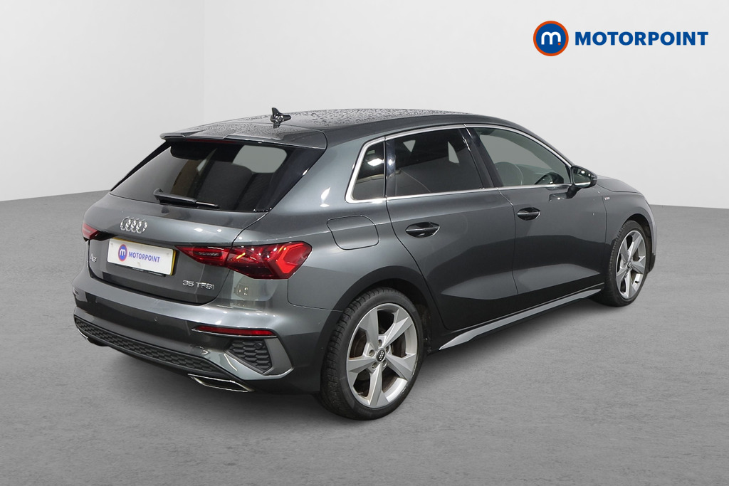 Audi A3 S Line Manual Petrol Hatchback - Stock Number (1596707) - Drivers side rear corner