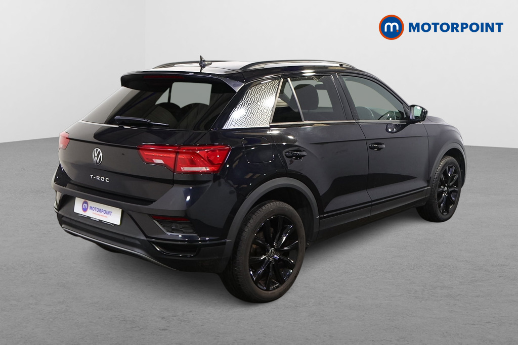 Volkswagen T-Roc Black Edition Automatic Petrol SUV - Stock Number (1597436) - Drivers side rear corner