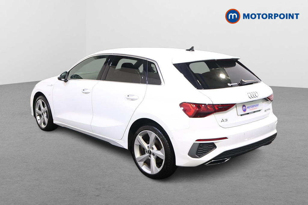 Audi A3 S Line Automatic Petrol Plug-In Hybrid Hatchback - Stock Number (1531453) - Passenger side rear corner