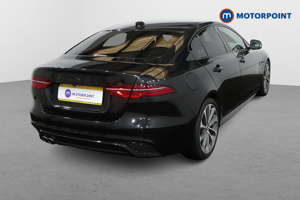 Jaguar XE R-Dynamic Se Black Automatic Diesel Saloon - Stock Number (1588617) - Drivers side rear corner