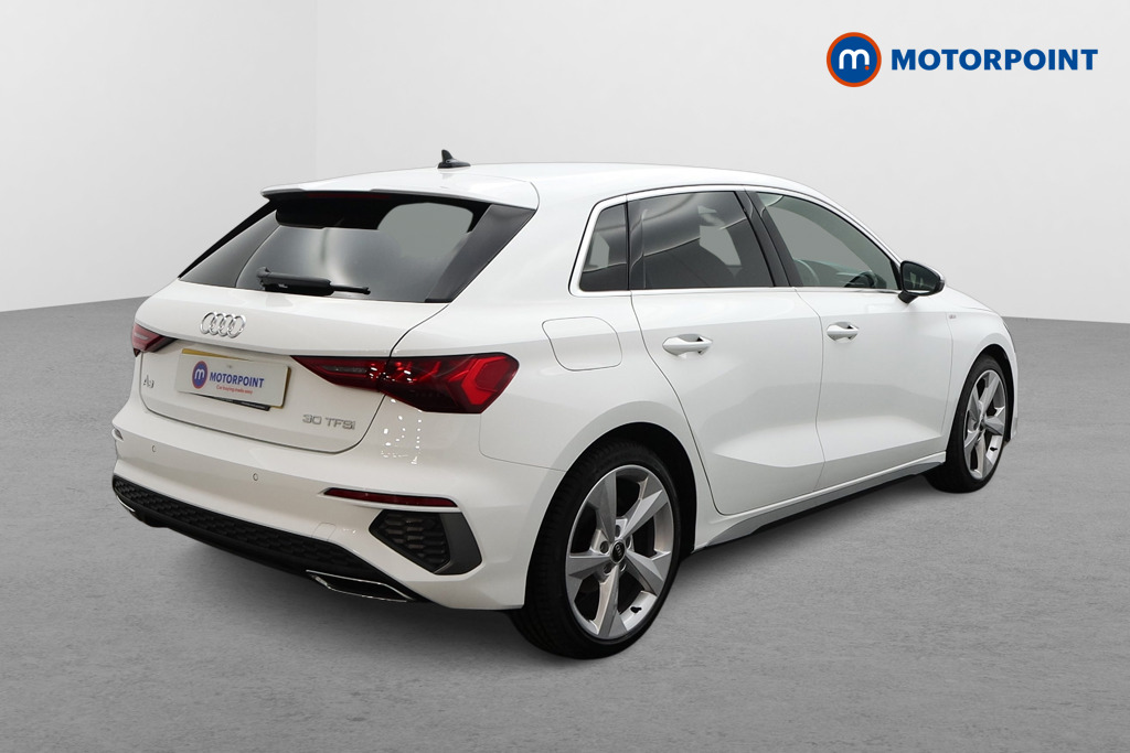 Audi A3 S Line Manual Petrol Hatchback - Stock Number (1591944) - Drivers side rear corner