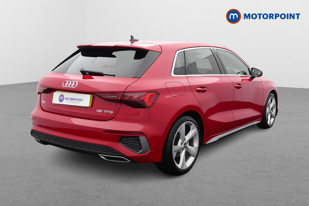 Audi A3 S Line Manual Petrol Hatchback - Stock Number (1592511) - Drivers side rear corner