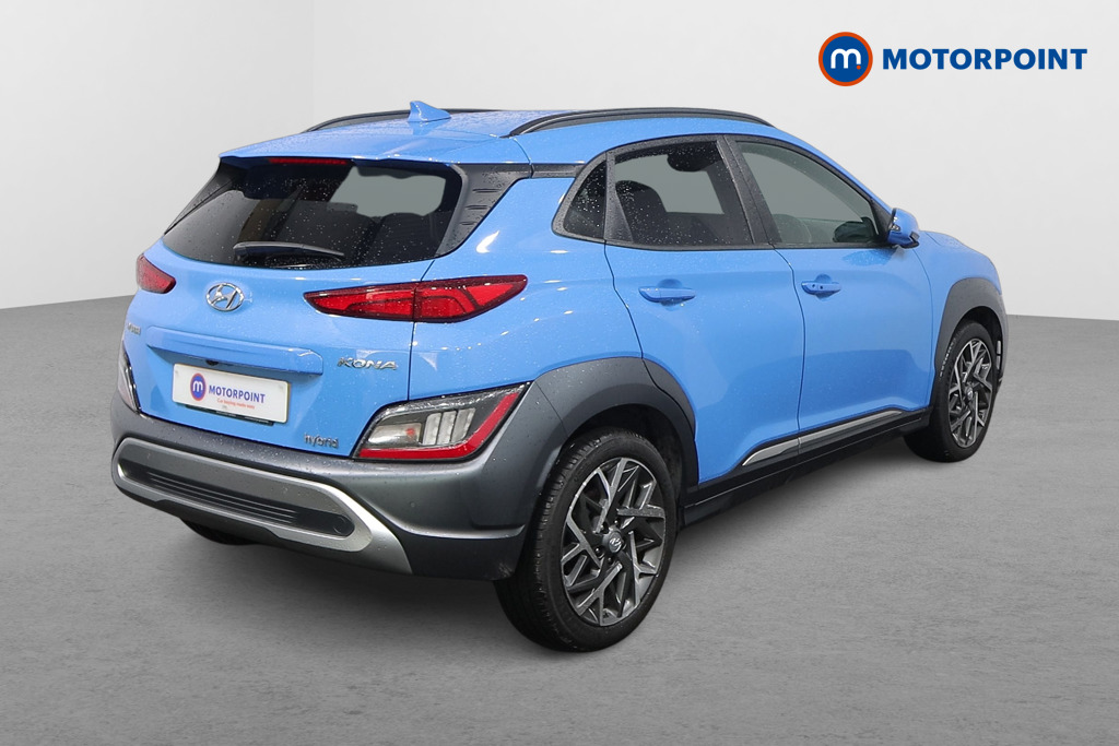 Hyundai Kona Premium Automatic Petrol-Electric Hybrid SUV - Stock Number (1592930) - Drivers side rear corner