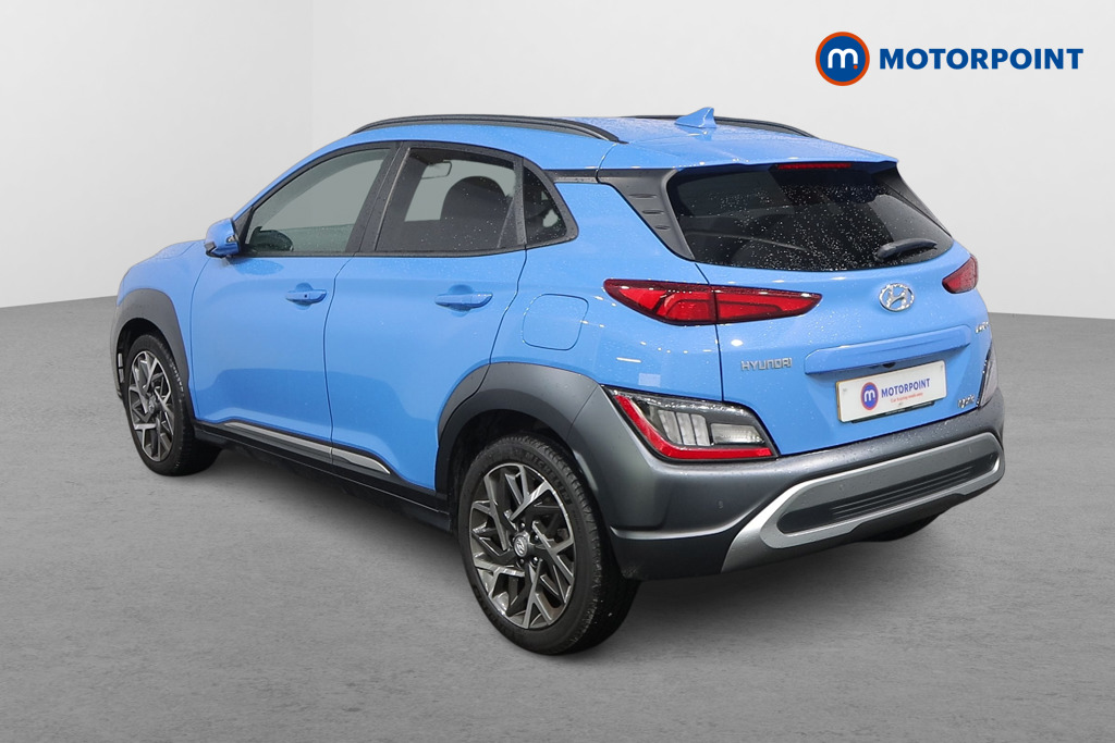 Hyundai Kona Premium Automatic Petrol-Electric Hybrid SUV - Stock Number (1592930) - Passenger side rear corner