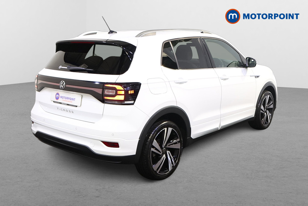 Volkswagen T-Cross R-Line Manual Petrol SUV - Stock Number (1593449) - Drivers side rear corner