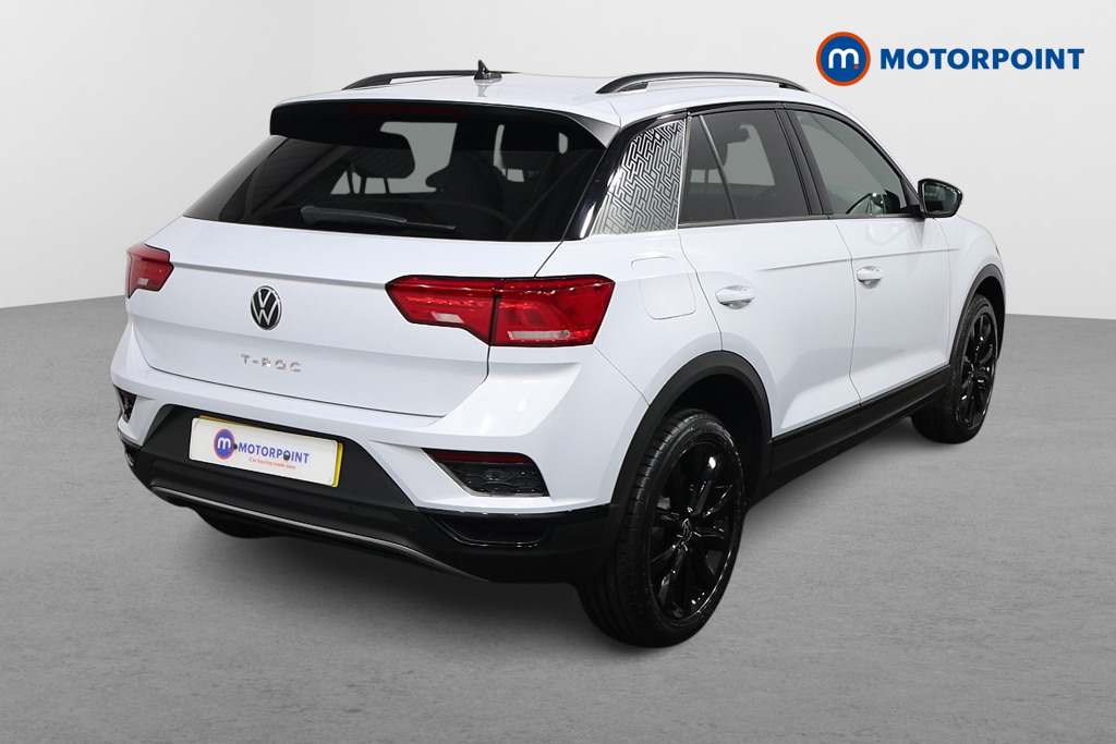 Volkswagen T-Roc Black Edition Manual Petrol SUV - Stock Number (1594948) - Drivers side rear corner