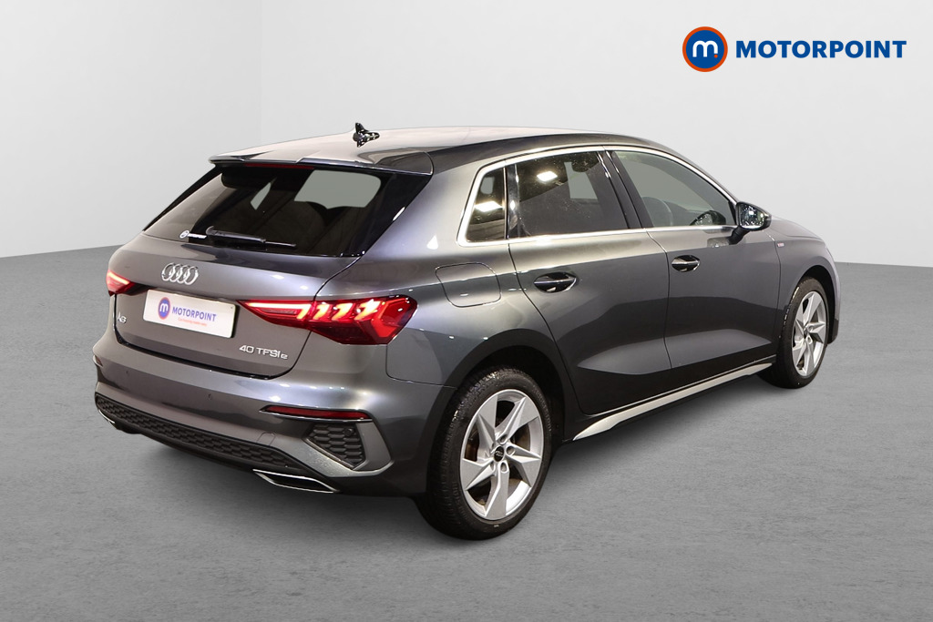 Audi A3 S Line Automatic Petrol Plug-In Hybrid Hatchback - Stock Number (1595131) - Drivers side rear corner
