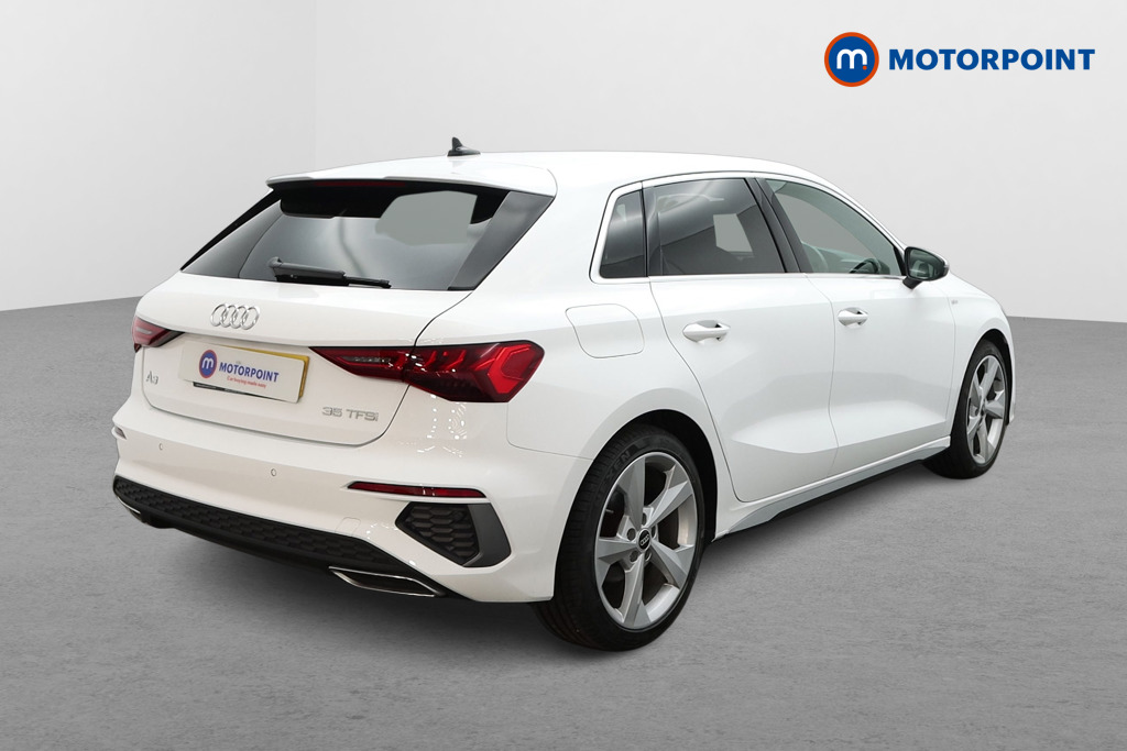 Audi A3 S Line Manual Petrol Hatchback - Stock Number (1595149) - Drivers side rear corner