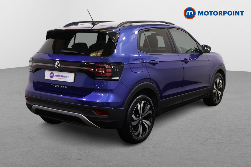 Volkswagen T-Cross Black Edition Manual Petrol SUV - Stock Number (1597416) - Drivers side rear corner