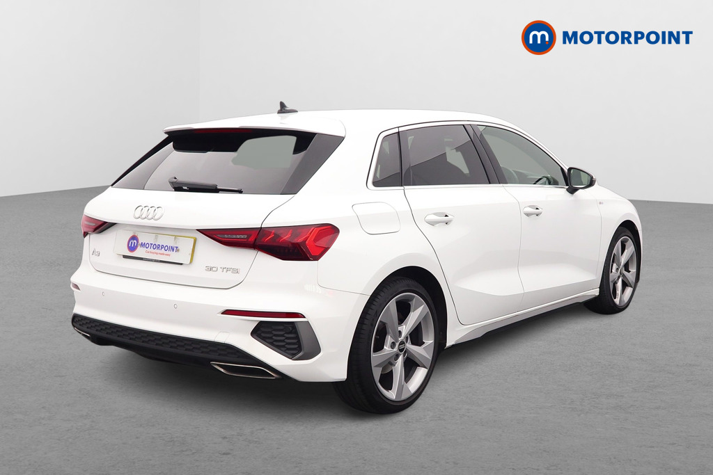 Audi A3 S Line Manual Petrol Hatchback - Stock Number (1598921) - Drivers side rear corner