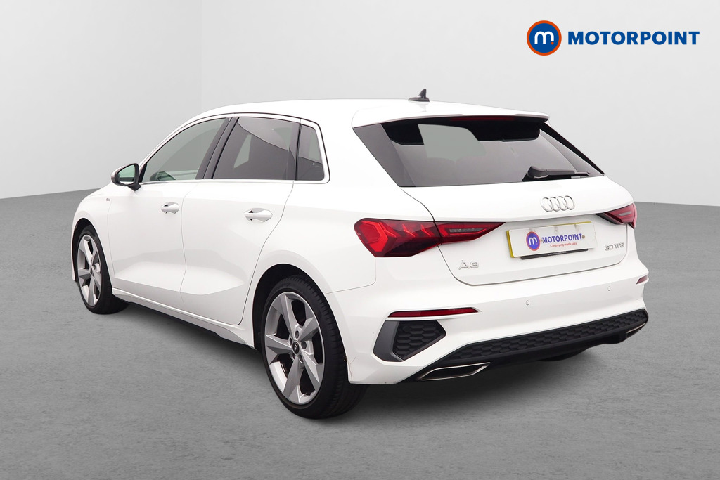 Audi A3 S Line Manual Petrol Hatchback - Stock Number (1598921) - Passenger side rear corner