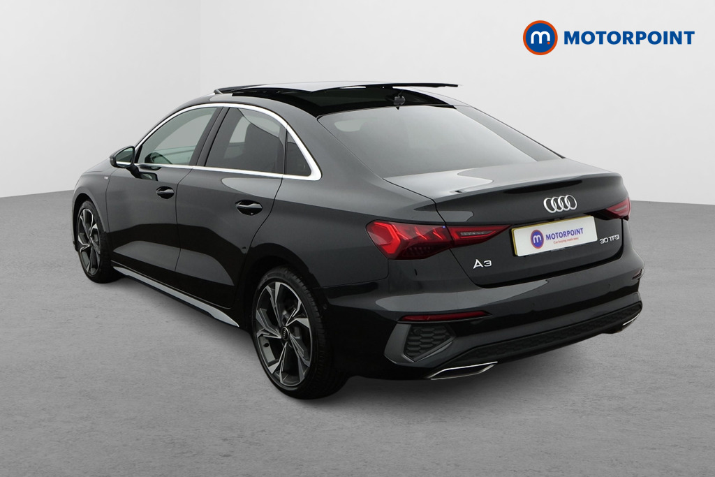 Audi A3 S Line Automatic Petrol Saloon - Stock Number (1599567) - Passenger side rear corner