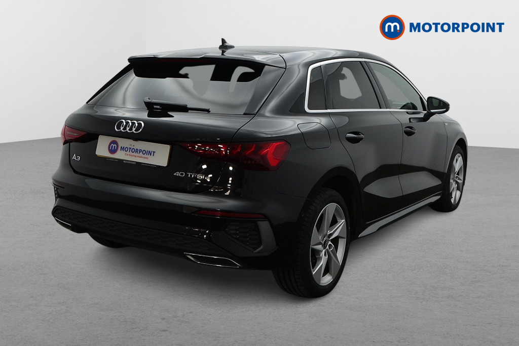Audi A3 S Line Automatic Petrol Plug-In Hybrid Hatchback - Stock Number (1594677) - Drivers side rear corner