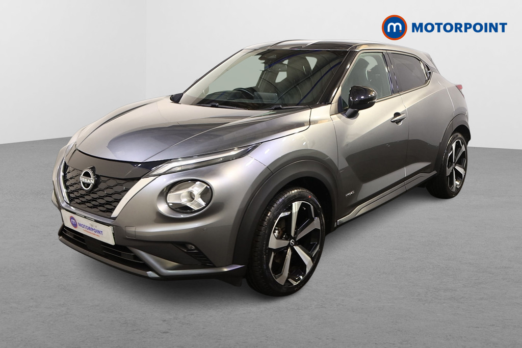 Nissan Juke Tekna Automatic Petrol-Electric Hybrid SUV - Stock Number (1595285) - Passenger side front corner
