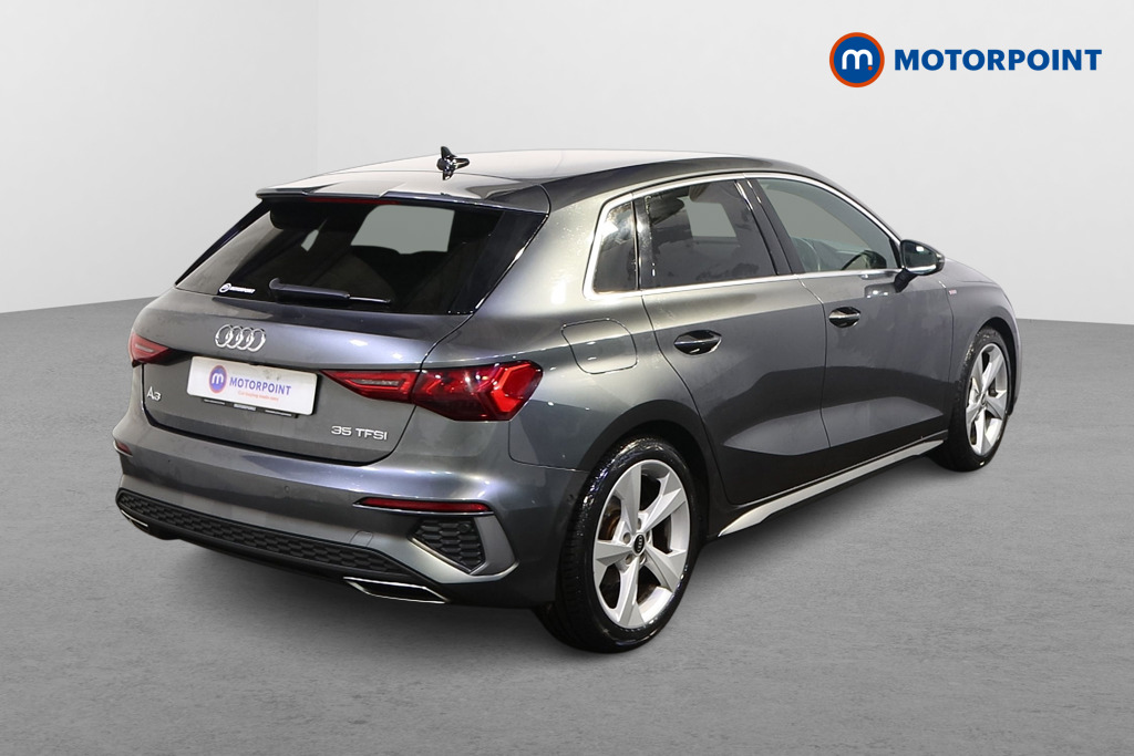 Audi A3 S Line Manual Petrol Hatchback - Stock Number (1597884) - Drivers side rear corner