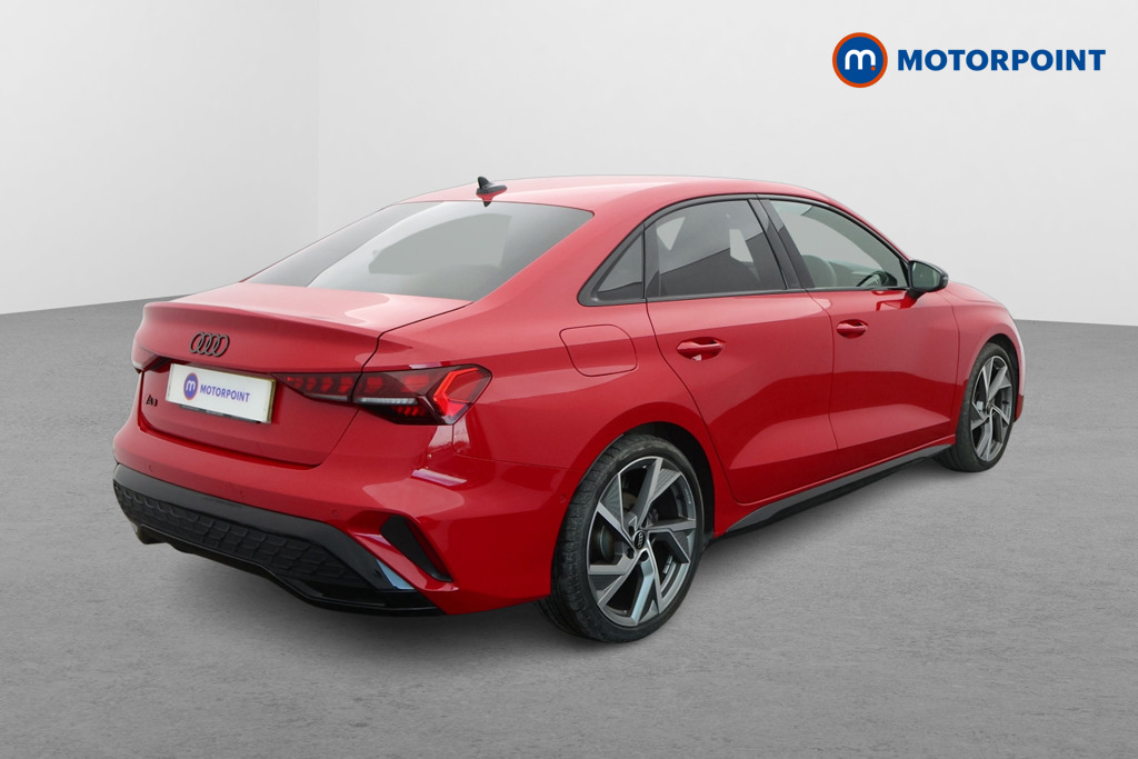 Audi A3 Black Edition Manual Petrol Saloon - Stock Number (1601237) - Drivers side rear corner