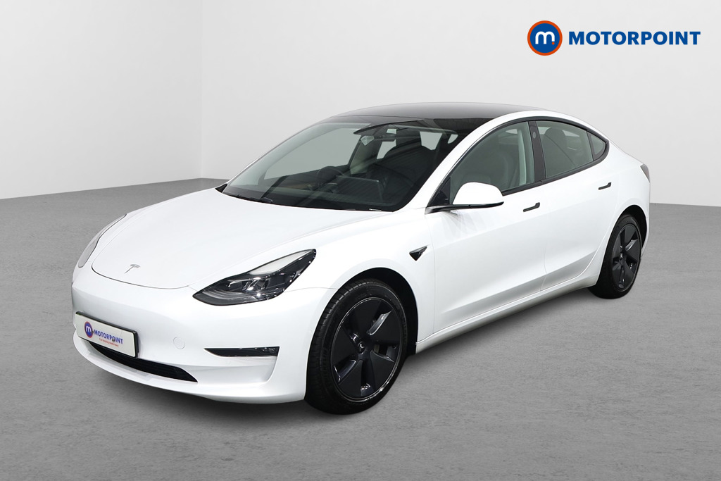 Tesla Model 3 Long Range Automatic Electric Saloon - Stock Number (1600379) - Passenger side front corner