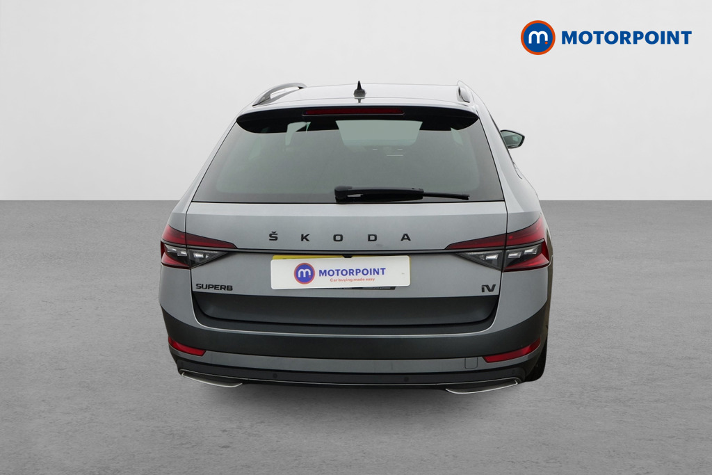 Skoda Superb Sport Line Plus Automatic Petrol Plug-In Hybrid Estate - Stock Number (1595185) - Rear bumper