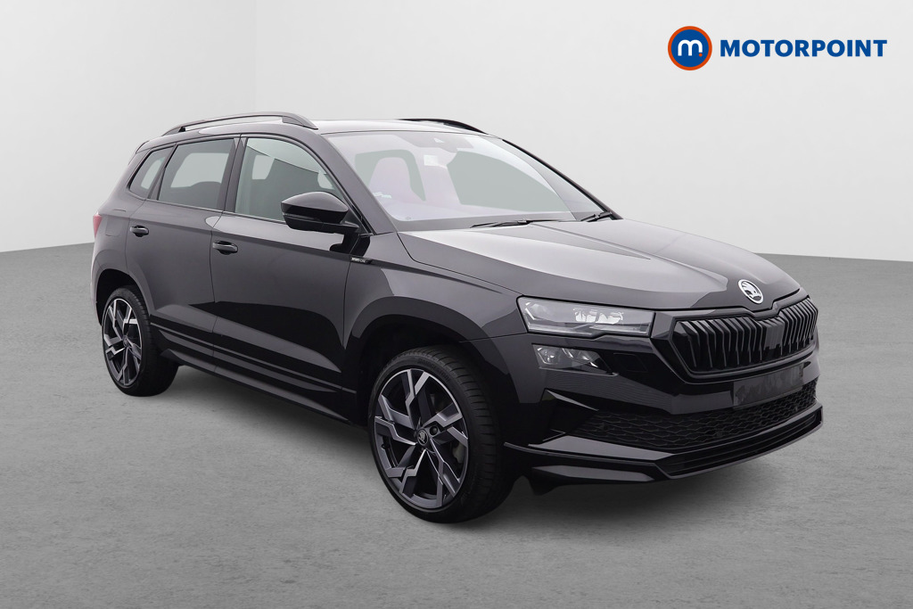 Skoda Karoq Sportline Edition Manual Petrol SUV - Stock Number (1596893) - Drivers side front corner