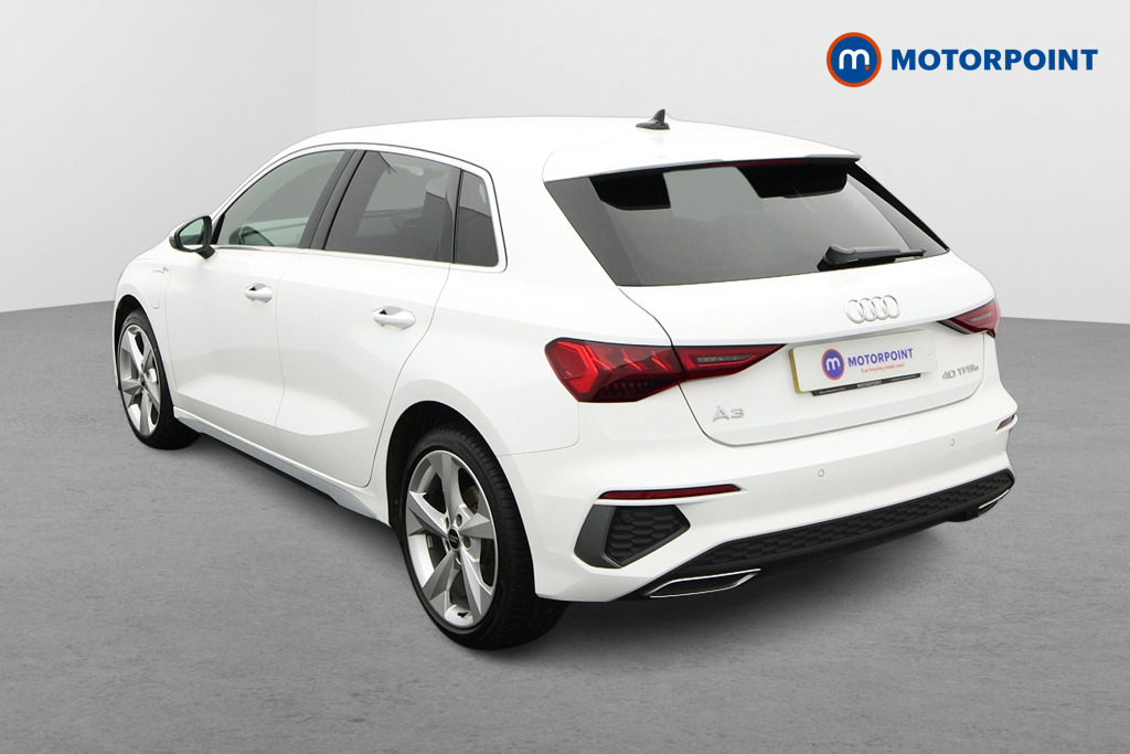 Audi A3 S Line Automatic Petrol Plug-In Hybrid Hatchback - Stock Number (1598555) - Passenger side rear corner