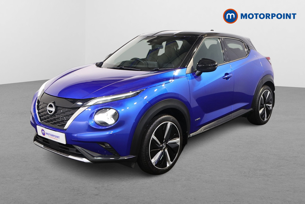 Nissan Juke Tekna-Plus Automatic Petrol-Electric Hybrid SUV - Stock Number (1596930) - Passenger side front corner