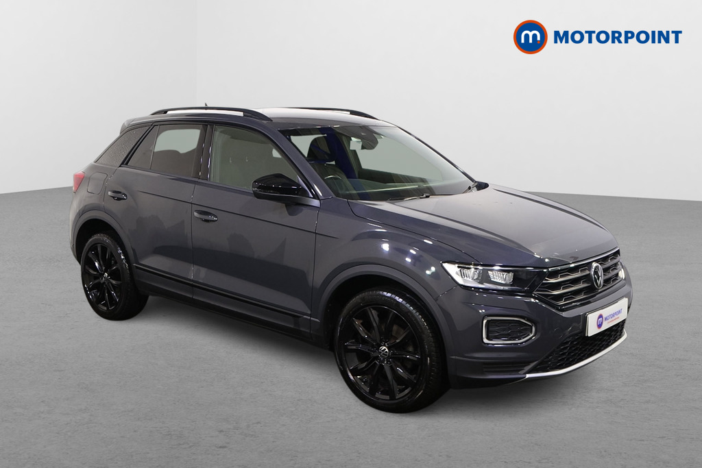 Volkswagen T-Roc Black Edition Manual Petrol SUV - Stock Number (1597664) - Drivers side front corner