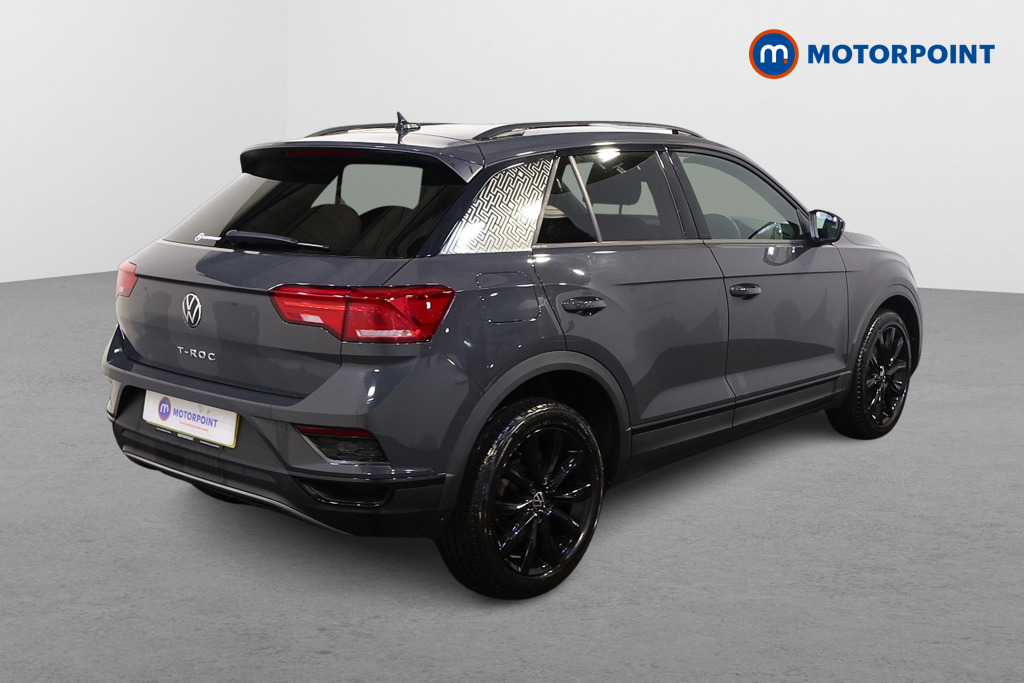 Volkswagen T-Roc Black Edition Manual Petrol SUV - Stock Number (1597664) - Drivers side rear corner