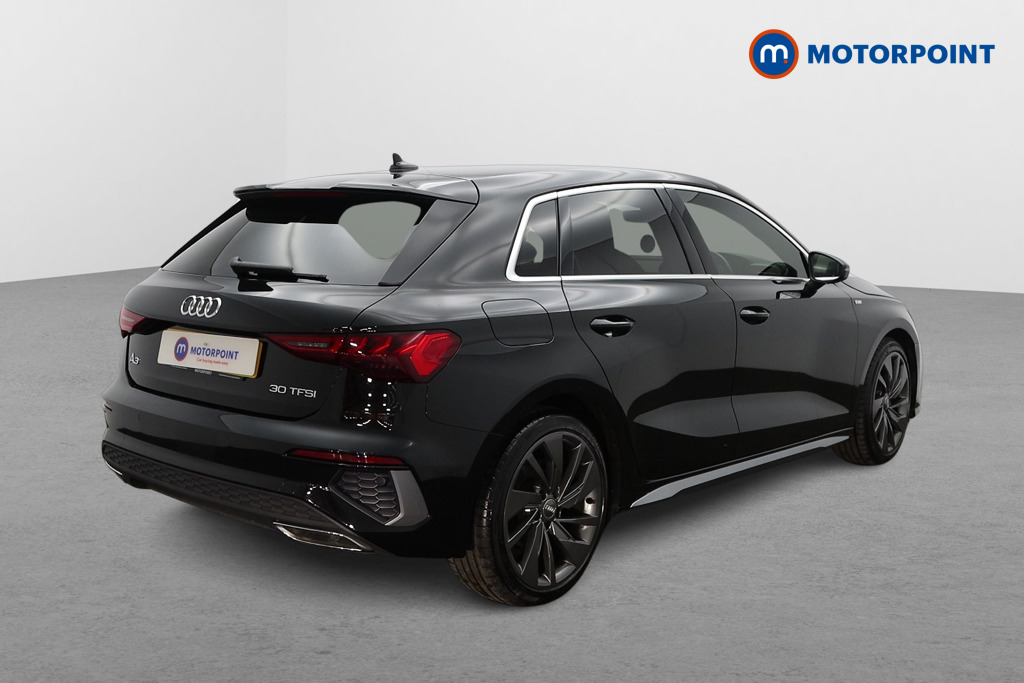 Audi A3 S Line Manual Petrol Hatchback - Stock Number (1599240) - Drivers side rear corner