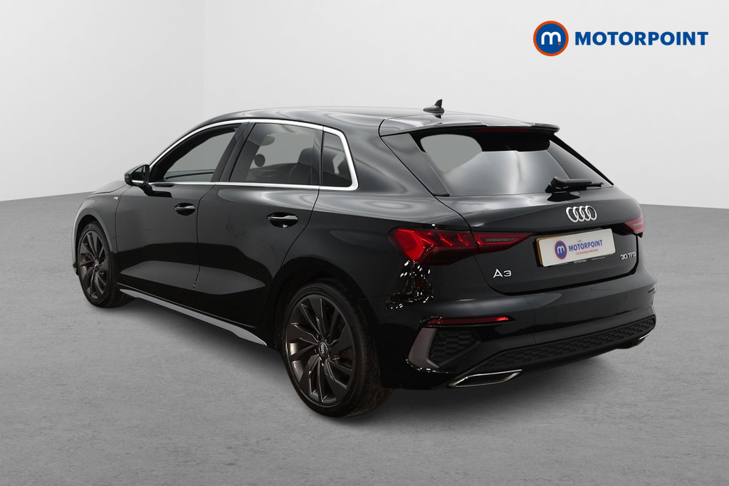 Audi A3 S Line Manual Petrol Hatchback - Stock Number (1599240) - Passenger side rear corner