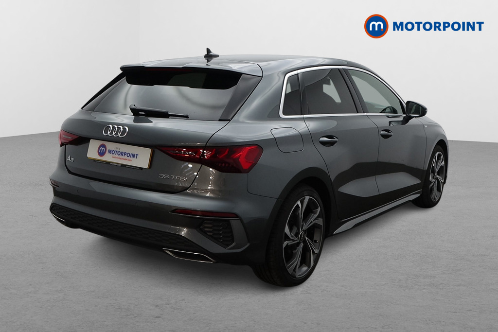 Audi A3 S Line Manual Petrol Hatchback - Stock Number (1599293) - Drivers side rear corner