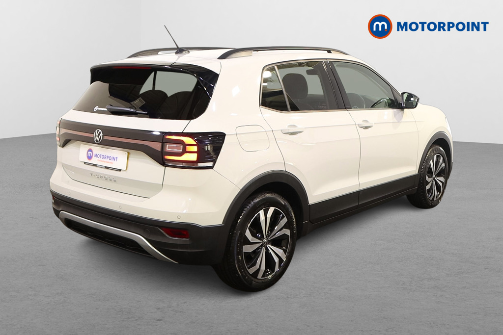Volkswagen T-Cross Black Edition Manual Petrol SUV - Stock Number (1597663) - Drivers side rear corner