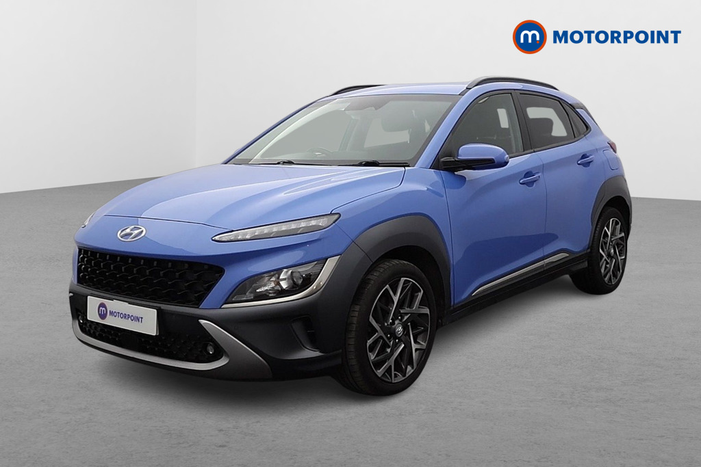 Hyundai Kona Premium Automatic Petrol-Electric Hybrid SUV - Stock Number (1594882) - Passenger side front corner