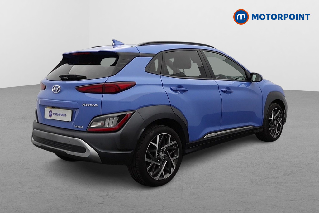 Hyundai Kona Premium Automatic Petrol-Electric Hybrid SUV - Stock Number (1594882) - Drivers side rear corner