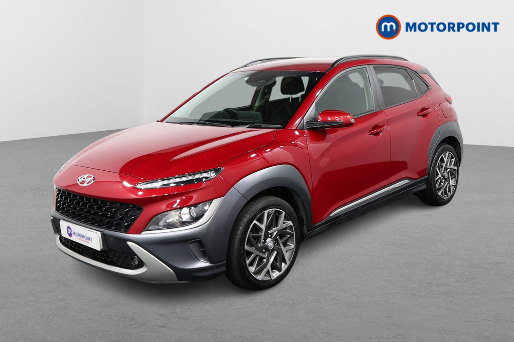 Hyundai Kona Premium Automatic Petrol-Electric Hybrid SUV - Stock Number (1597339) - Passenger side front corner