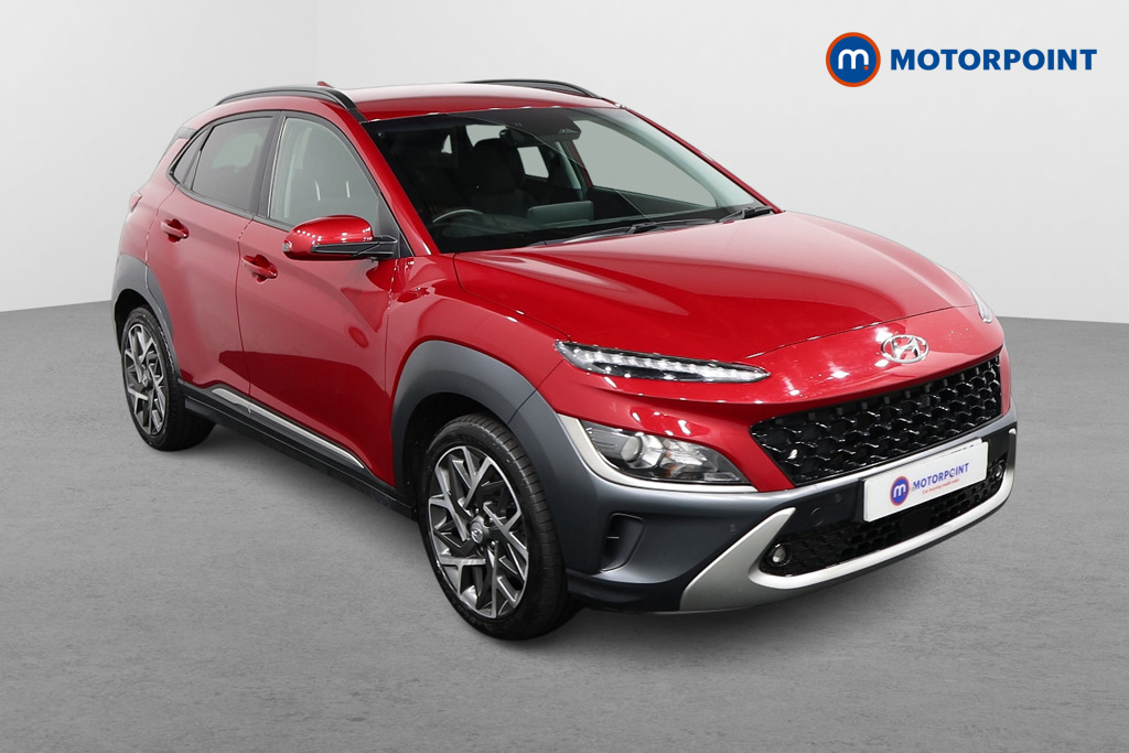 Hyundai Kona Premium Automatic Petrol-Electric Hybrid SUV - Stock Number (1597339) - Drivers side front corner