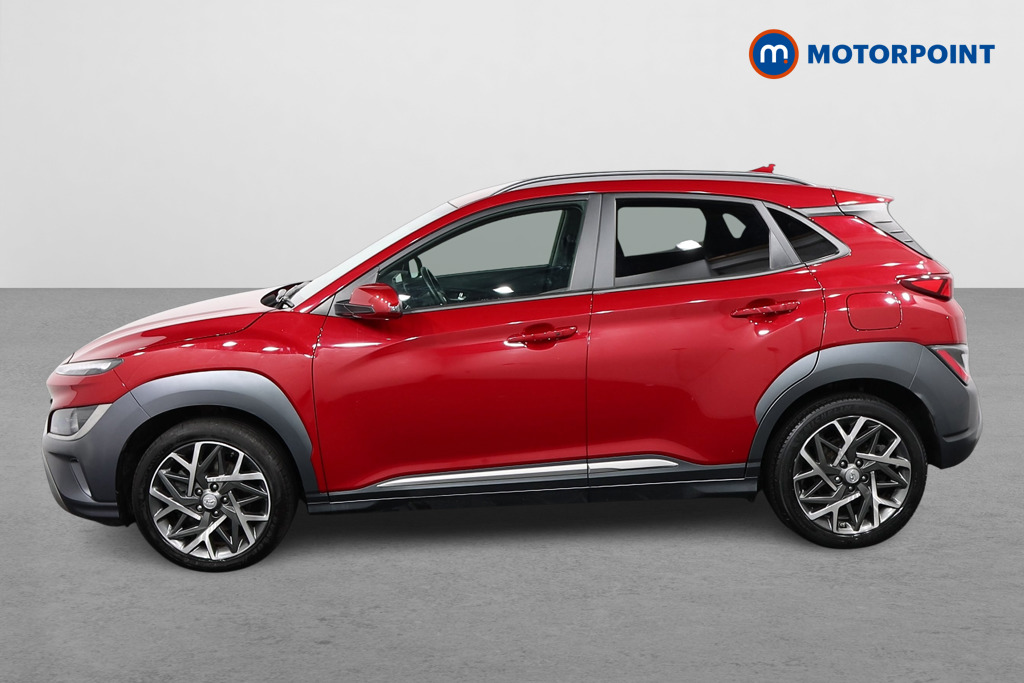 Hyundai Kona Premium Automatic Petrol-Electric Hybrid SUV - Stock Number (1597339) - Passenger side