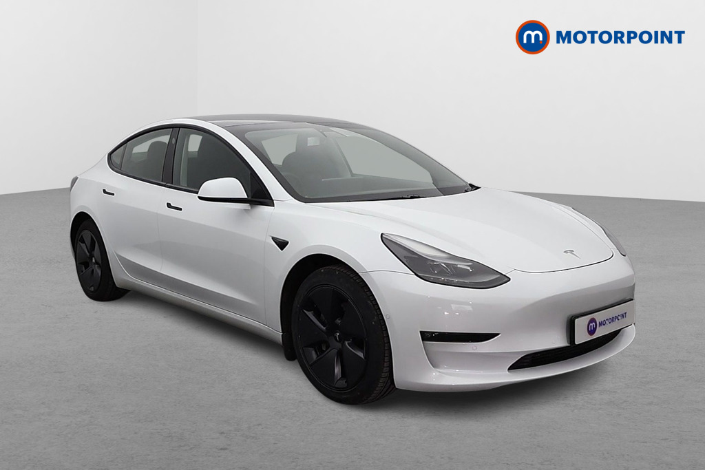 Tesla Model 3 Long Range Automatic Electric Saloon - Stock Number (1597602) - Drivers side front corner