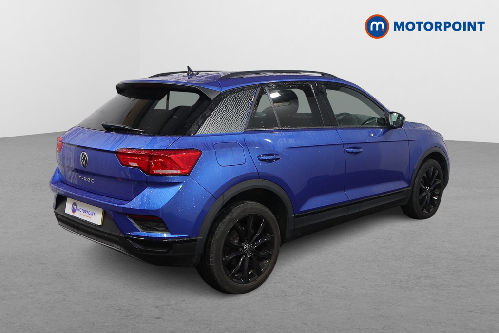 Volkswagen T-Roc Black Edition Manual Petrol SUV - Stock Number (1598249) - Drivers side rear corner