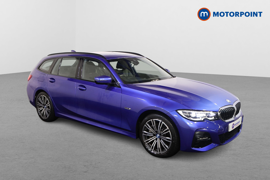 BMW 3 Series M Sport Automatic Petrol Plug-In Hybrid Estate - Stock Number (1600981) - Drivers side front corner