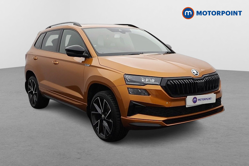 Skoda Karoq Sportline Manual Petrol SUV - Stock Number (1593238) - Drivers side front corner