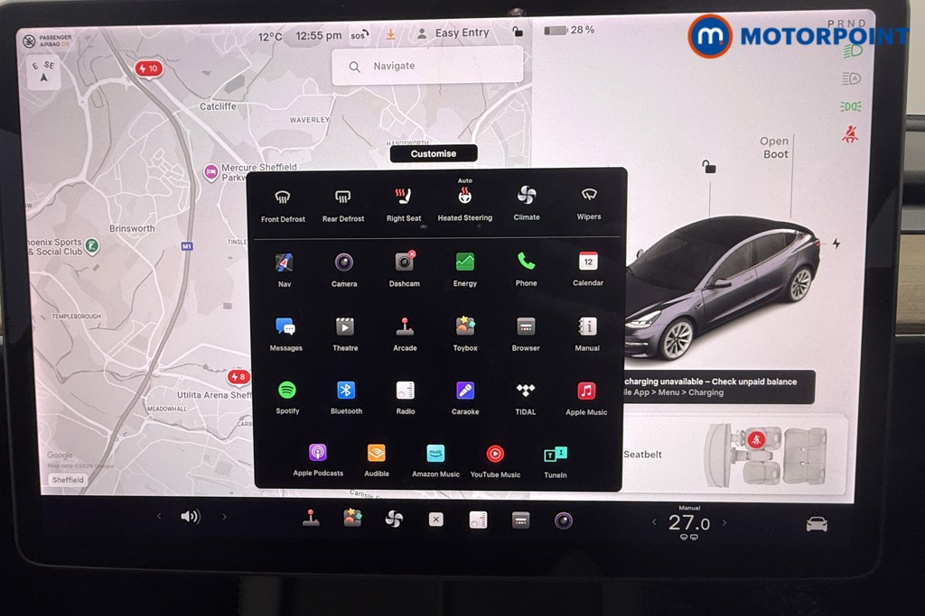 Tesla Model 3 Long Range Automatic Electric Saloon - Stock Number (1599908) - 3rd supplementary image