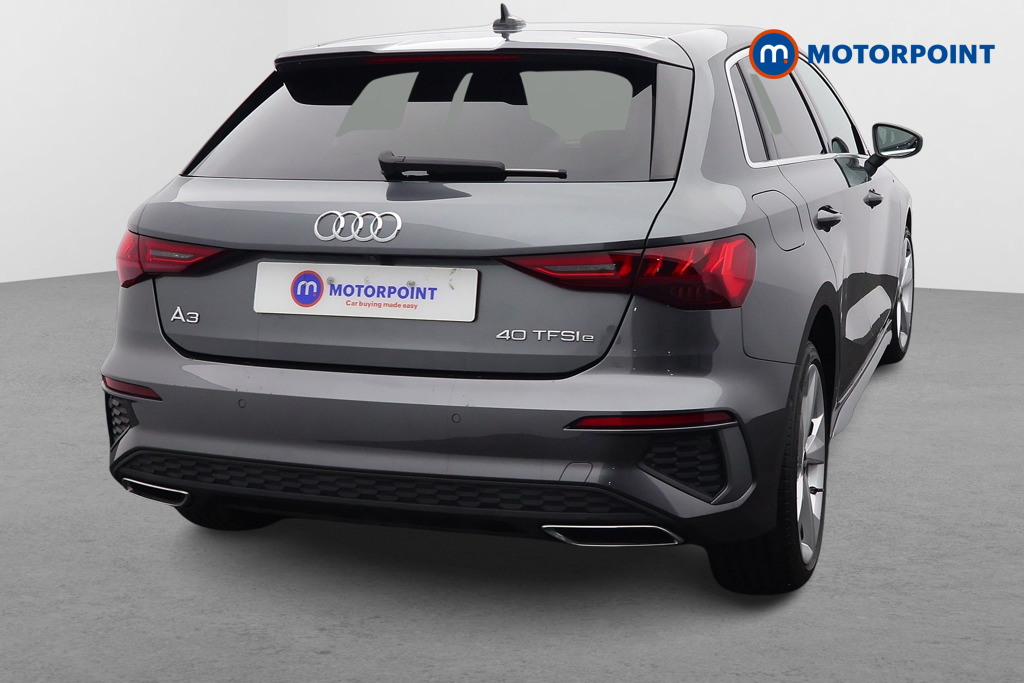 Audi A3 S Line Automatic Petrol Plug-In Hybrid Hatchback - Stock Number (1600468) - Drivers side rear corner