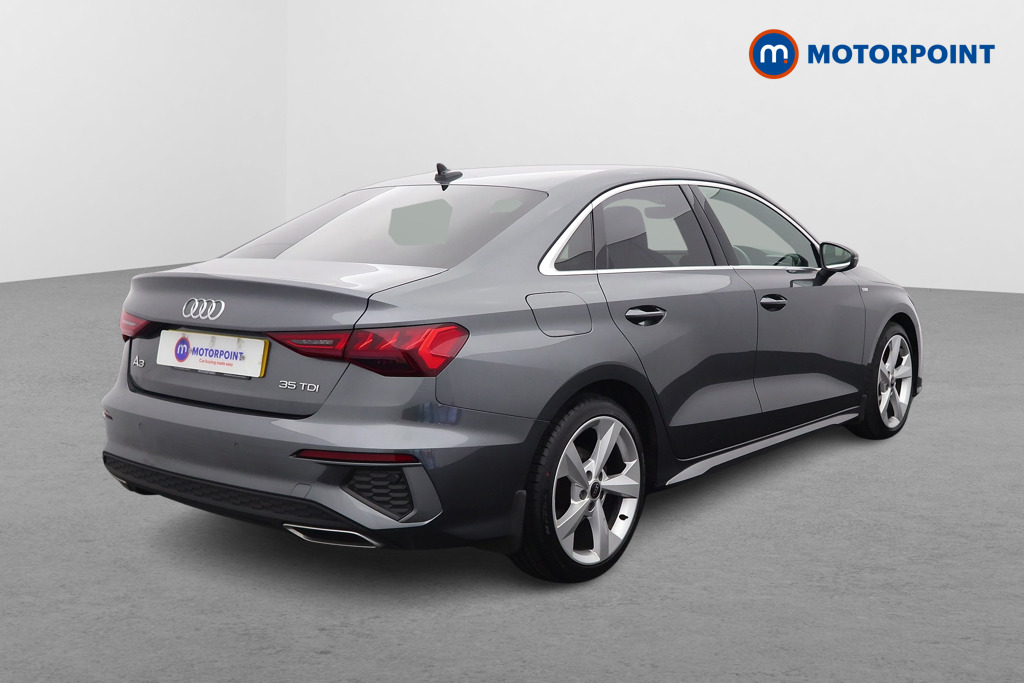 Audi A3 S Line Automatic Diesel Saloon - Stock Number (1602249) - Drivers side rear corner