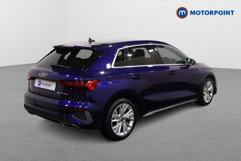 Audi A3 S Line Automatic Petrol Plug-In Hybrid Hatchback - Stock Number (1602544) - Drivers side rear corner